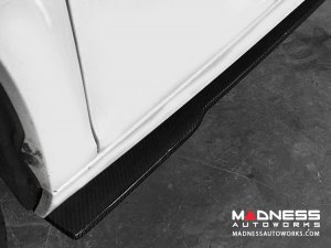 Audi R8 Car Side Skirt Extensions - Carbon Fiber - Set